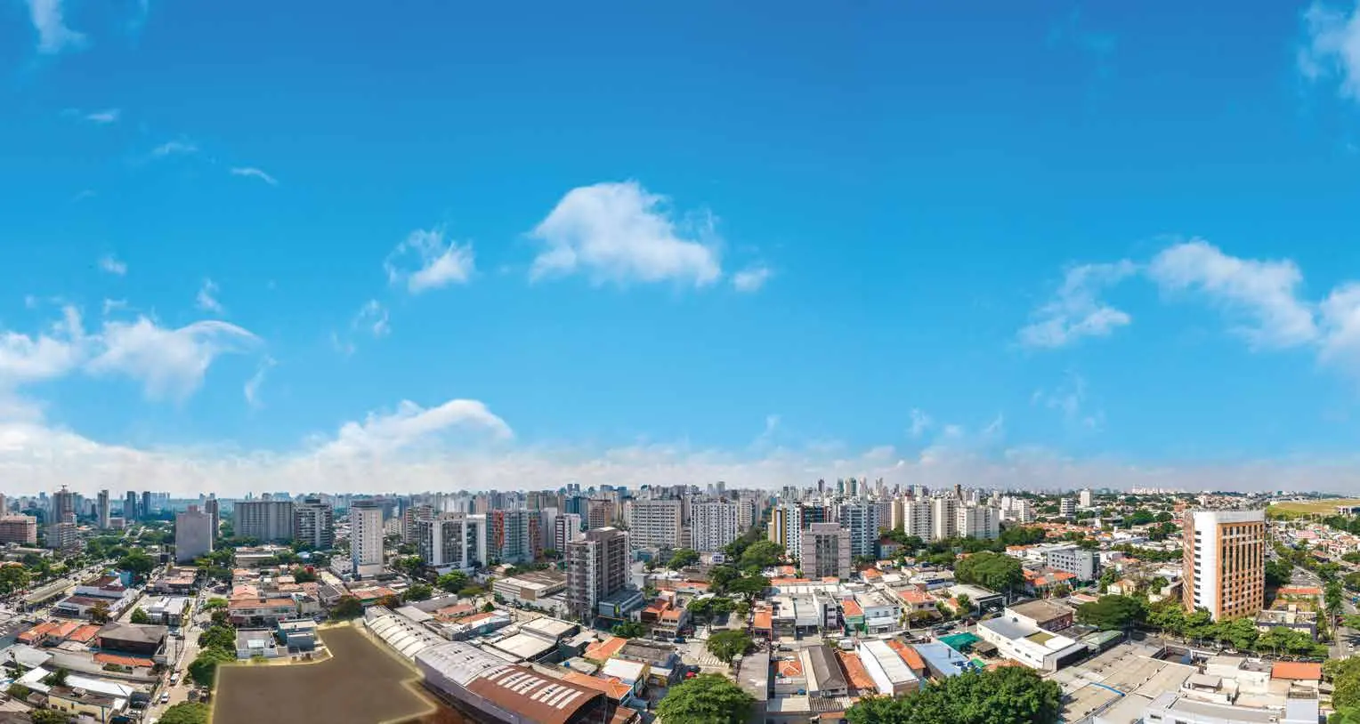 Vista panorâmica da região de Moema